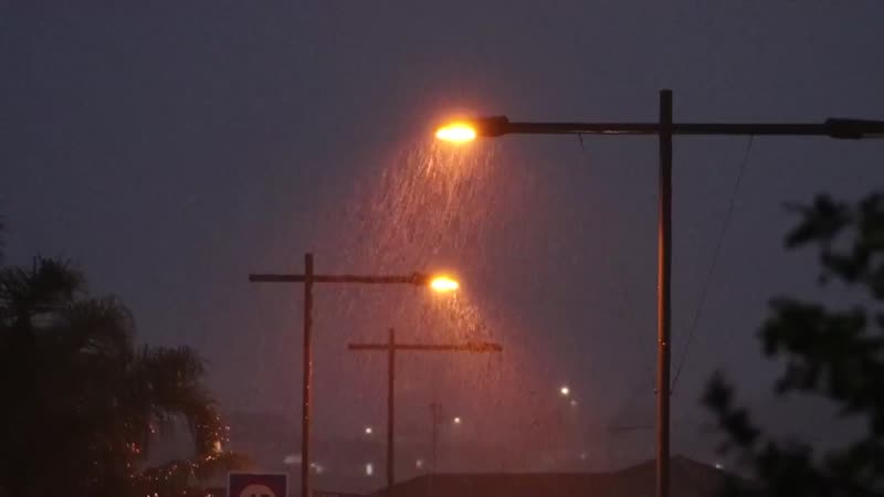 Rain scene